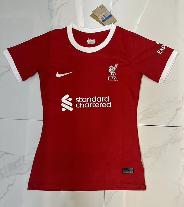 AAA Quality Liverpool Woman 23/24 Home Leaked Soccer Jersey